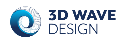 Stevens Solutions & Design Inc. - 3D Wave Design Logo